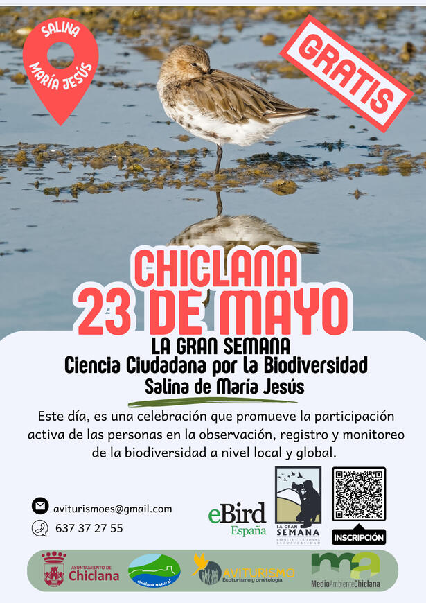 DÍA DE LA CIENCIA CIUDADANA POR LA BIODIVERSIDAD - 23 DE MAYO 2026 -